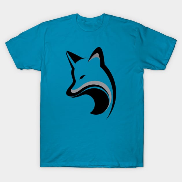 black wolf T-Shirt by Express Yourself everyday